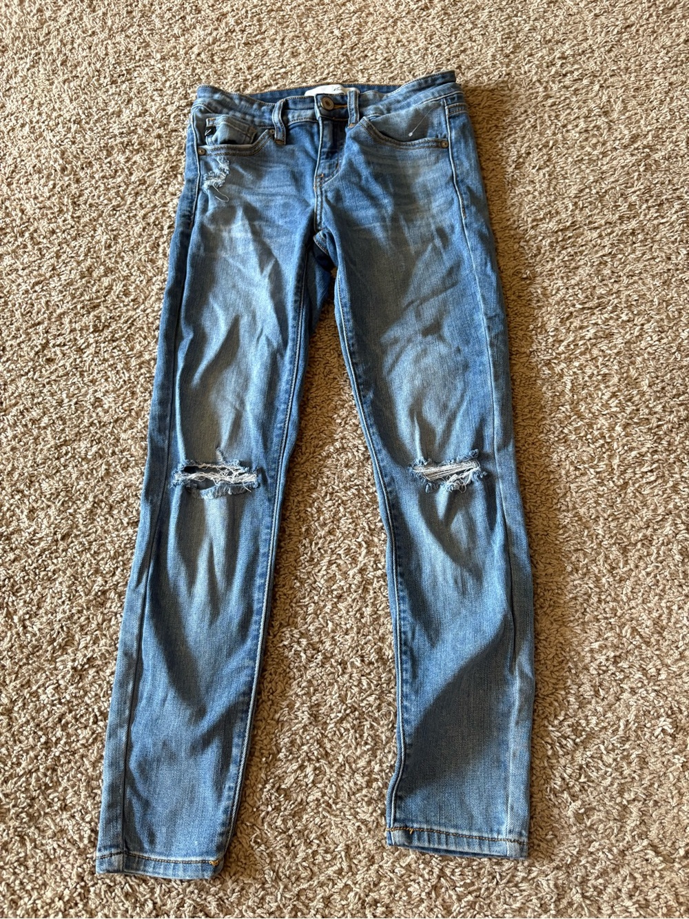 KanCan Light Blue Distressed Skinny Jeans
